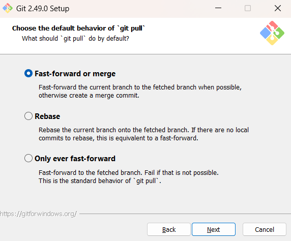 Git Installation Step 13