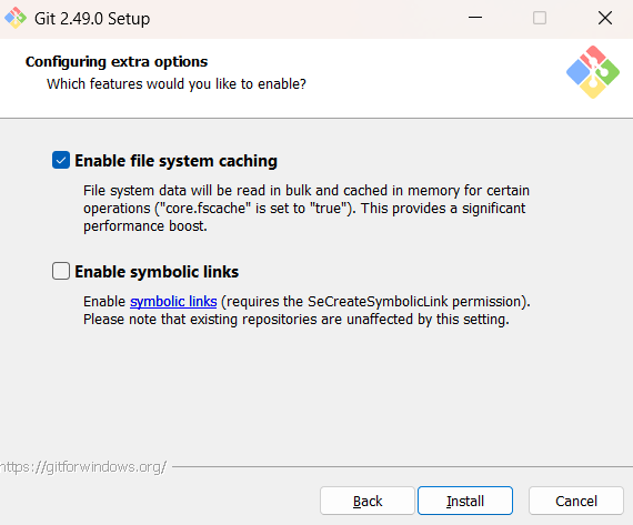Git Installation Step 15
