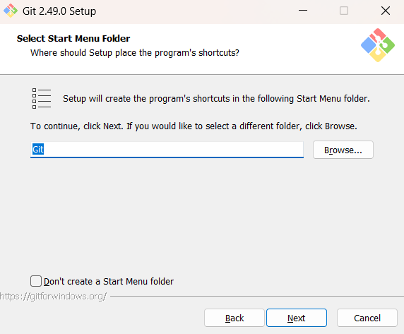 Git Installation Step 5