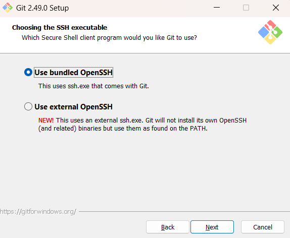 Git Installtion Step 9