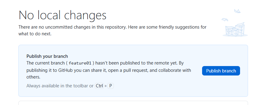 Github Publish New Branch