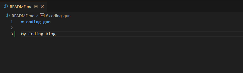 Github Commit code