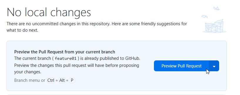 Github Creat Pull Request