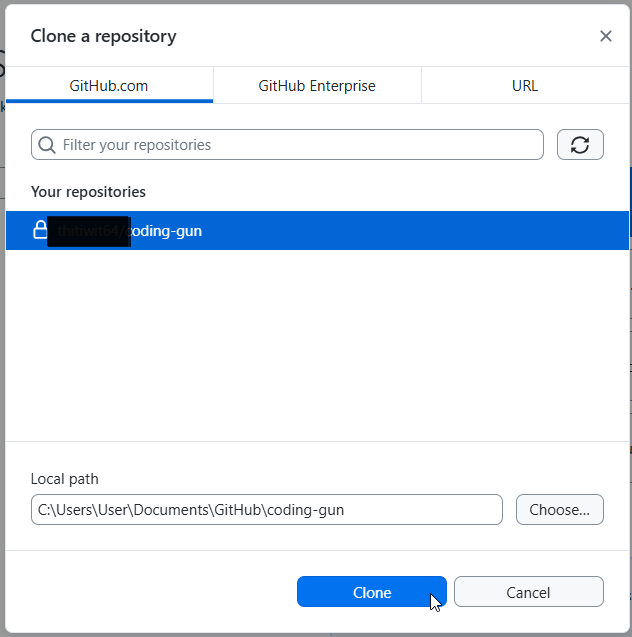 Github Clone Repo