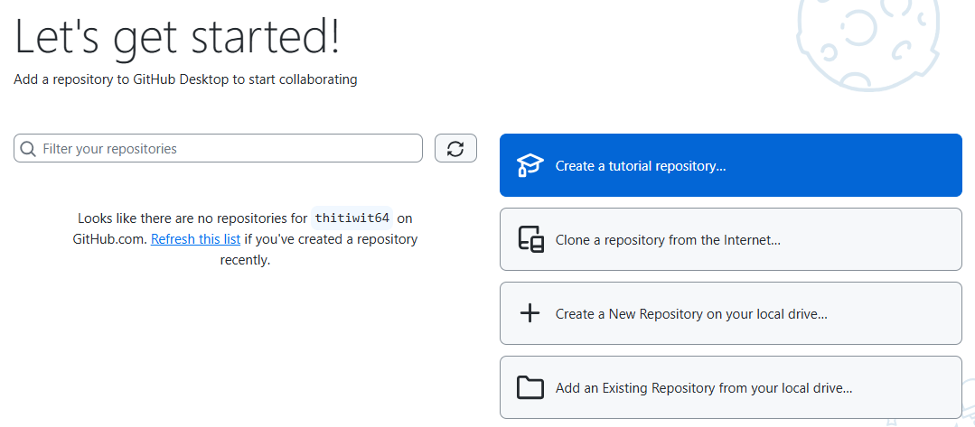 Github Installtion step 3