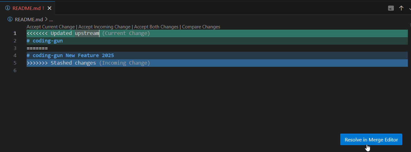 Github Merge Conflict