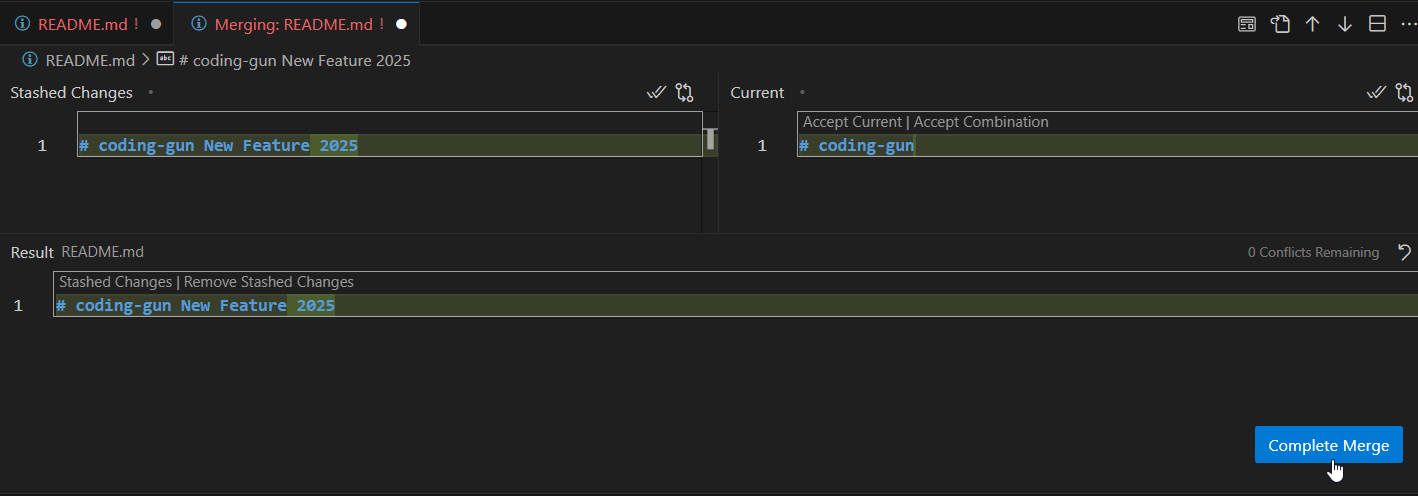 Github Merge Conflict