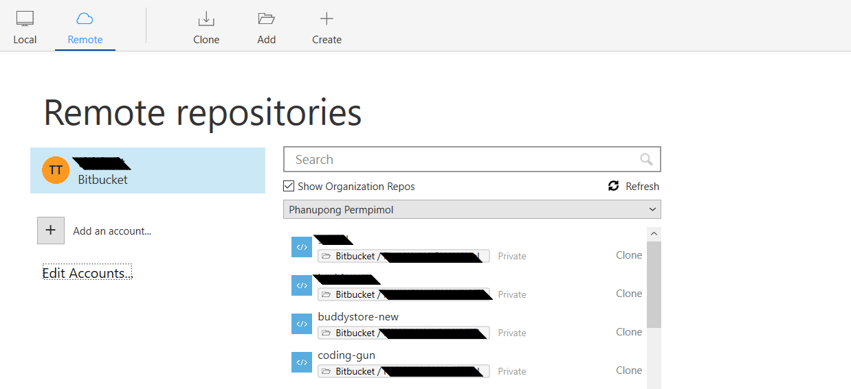 Sourcetree Clone Repository