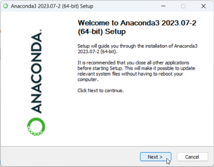 Anconda Install