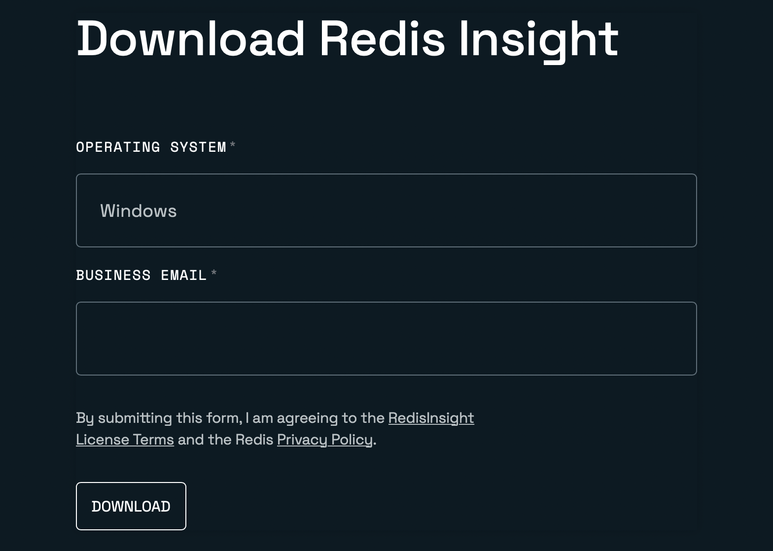 Download RedisInsight